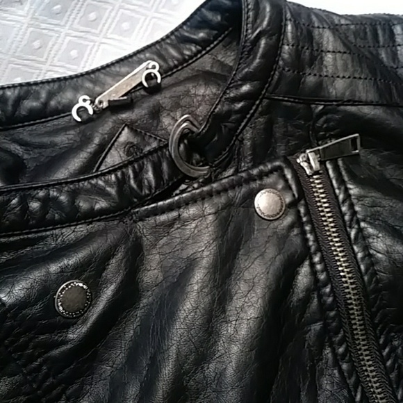 Jou Jou Pleather Jacket - Picture 8 of 8